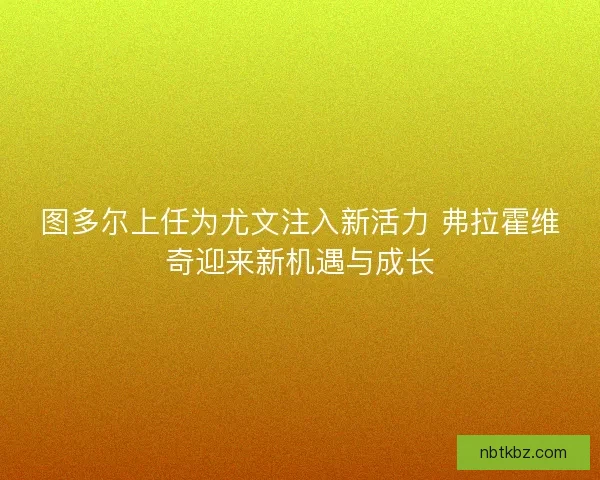 图多尔上任为尤文注入新活力 弗拉霍维奇迎来新机遇与成长 图多尔上任为尤文注入新活力 弗拉霍维奇迎来新机遇与成长